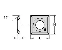CMT Plaquette Réversible Standard 790.140.04 Lame De Rechange WPL N2550 14x14x2 Mm (10 Pièces)