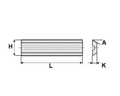 CMT Plaquette Réversible Spéciale 790.147.80 Lame De Rechange HWM F1750 14,7x8x1,5 Mm (10 Pièces)