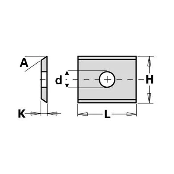 CMT Plaquette Réversible Standard 790.159.00PP Lame De Rechange WPL F1730 16x12x1,5 Mm (2 Pièces) 3 CMT Plaquette Réversible Standard 790.159.00PP Lame De Rechange WPL F1730 16x12x1,5 Mm (2 Pièces)