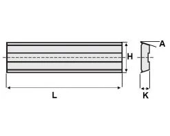 CMT Plaquette Réversible Standard 790.200.55PP Lame De Rechange WPL S1920 20x5,5x1,1 Mm (2 Pièces)