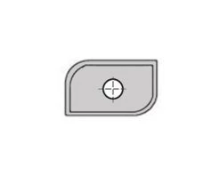 CMT Plaquette Réversible Spéciale 790.266.201 Couteau De Profil Pour Art.05105