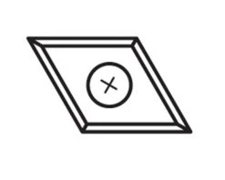 CMT Plaquette Réversible Standard 790.280.00 Lame De Rechange HWM Per 10 Pièces