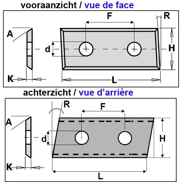 CMT Plaquette Réversible Spéciale 790.315.00PP Lame De Rechange WPL F1730 31,5x9x1,5 Mm (2 Pièces) 3 CMT Plaquette Réversible Spéciale 790.315.00PP Lame De Rechange WPL F1730 31,5x9x1,5 Mm (2 Pièces)